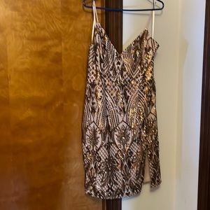 Fashion Nova Kylie Sequin Mini Dress. Size 2X